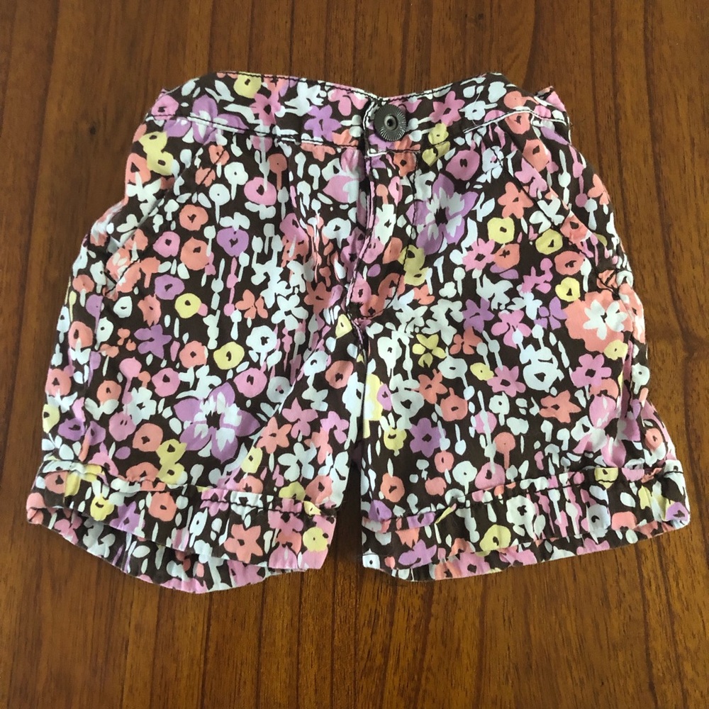 Cherokee Girls Shorts Floral 5T